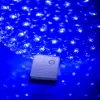 iLike sfera luminosa LED decorativa con fiori 300 LED blu 25 cm