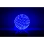 iLike sfera luminosa LED decorativa con fiori 300 LED blu 25 cm