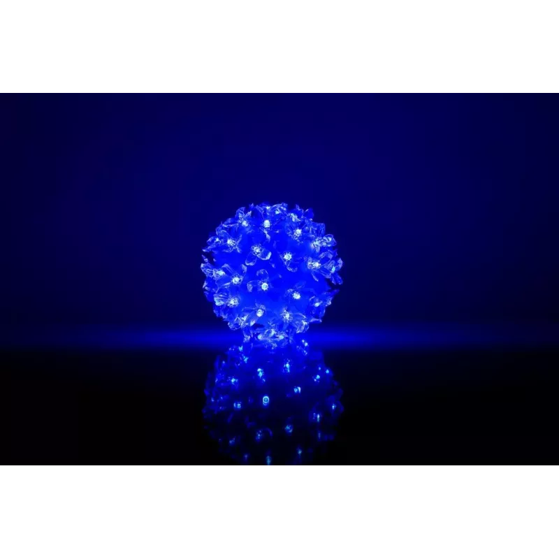 iLike Bumba ar puķēm RS-208 50LED D-11cm blu