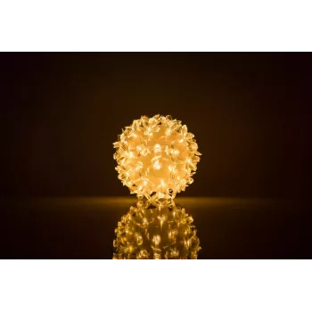 ILIKE Bumba ar puķēm RS-208 50LED D-11cm bianco caldo sfera luminosa LED decorativa