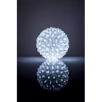 iLike Bumba ar puķēm RS-209 100LED D-14cm bianco lampada LED decorativa
