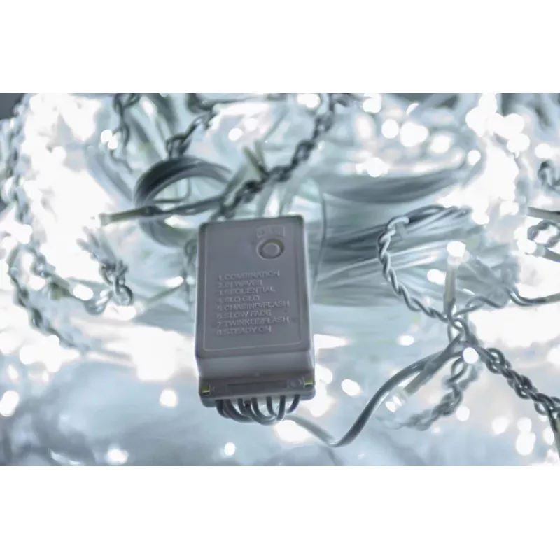 iLike RS-100W 100 LED 5m bianco catena luminosa IP44