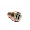 Evelatus caricabatterie da auto universale ECC01 rosa 2 porte USB 3.1A con strumento di emergenza in acciaio inox