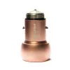 Evelatus caricabatterie da auto universale ECC01 rosa 2 porte USB 3.1A con strumento di emergenza in acciaio inox