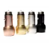 Evelatus caricabatterie da auto universale ECC01 rosa 2 porte USB 3.1A con strumento di emergenza in acciaio inox
