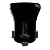 Evelatus caricabatterie da auto rapido QCC02 nero