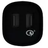 Evelatus caricabatterie da auto rapido QCC02 nero