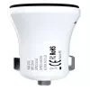 Evelatus caricabatterie da auto rapido QCC02 bianco