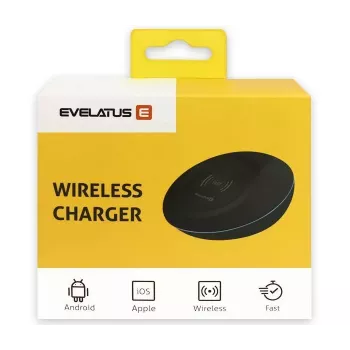 Evelatus Universal EWC01 caricabatterie wireless nero