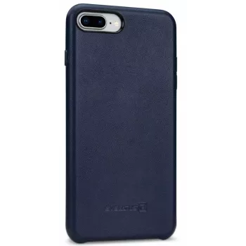 Evelatus Apple iPhone 7/8 Plus custodia in pelle Prestige blu scuro