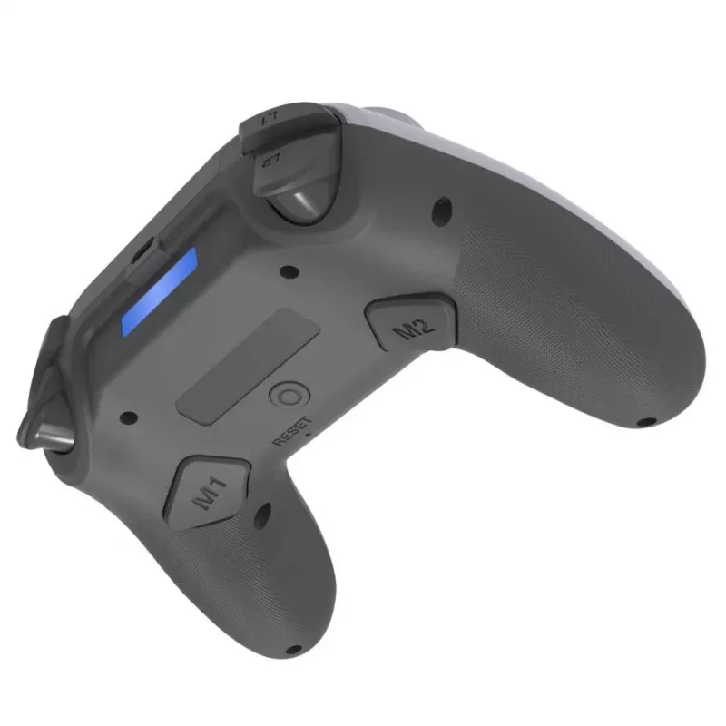 GameBox P5 controller di gioco analogico wireless per PS5 - PlayStation 5 Dual Vibration microfono touch bianco