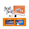 GameBox HY00 console retro 64bit 20K Game 4K HDMI Stick / Android Box con 2x controller wireless bianco