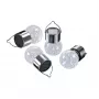 Elight Garden Decor lanterna solare IP65 LED sospesa stile a bulbo (9x6cm) con sensore crepuscolare