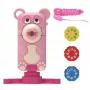 Kiddyz PR1 proiettore da disegno 2-in-1 compatto pieghevole per bambini con supporto da tavolo e fotocamera design orso