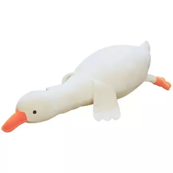 Kiddyz oca di peluche 50cm cuscino animale morbido in posa piatta grazioso giocattolo decorativo