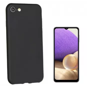 iLike Samsung Galaxy A32 (A326) 5G custodia in silicone morbido nero
