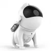 Elight G6 Proiettore da parete e soffitto Space Dog effetto nebulosa con altoparlante, app Bluetooth, telecomando, bianco