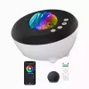 Elight J1 Proiettore aurora con suoni d'atmosfera e altoparlante Bluetooth, controllo tramite app Smart Wi-Fi Bluetooth, bianco