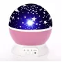 Elight L1 Proiettore star sky e lampada notturna 2in1 con 4x AAA / cavo USB alimentazione 220V rosa