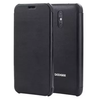 Doogee X10 custodia flip + vetro temperato
