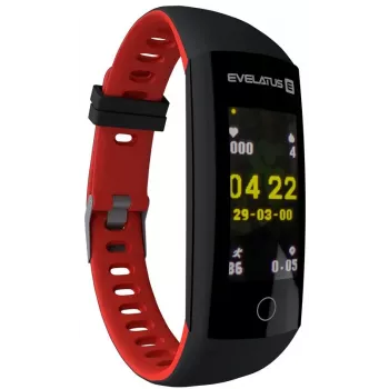 Evelatus Fitness Tracker EFT02 nero rosso