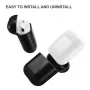 Evelatus Custodia in pelle per Apple AirPods nero