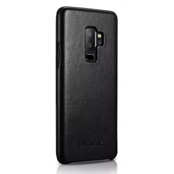 Evelatus Custodia in pelle per Samsung Galaxy S9 nero