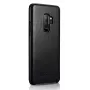 Evelatus Custodia in pelle per Samsung Galaxy S9 nero