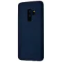 Evelatus Custodia in silicone per Samsung Galaxy S9 Plus blu mezzanotte