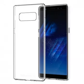 Evelatus Custodia in silicone trasparente per Samsung Galaxy Note 8 1,5mm TPU trasparente