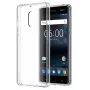 Evelatus Custodia in silicone trasparente per Nokia 6.1 2018 1,5mm TPU trasparente