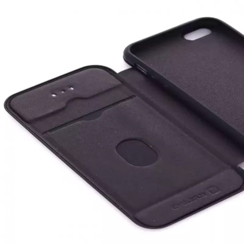 Evelatus Custodia a libro per Apple iPhone 5/5s/SE nero