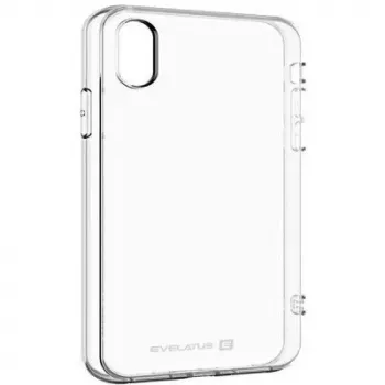 Evelatus Custodia in silicone trasparente per Apple iPhone Xs Max 1,5mm TPU trasparente