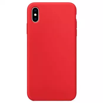 Evelatus Custodia in silicone Nano per Apple iPhone Xs MAX Soft Touch TPU rosso