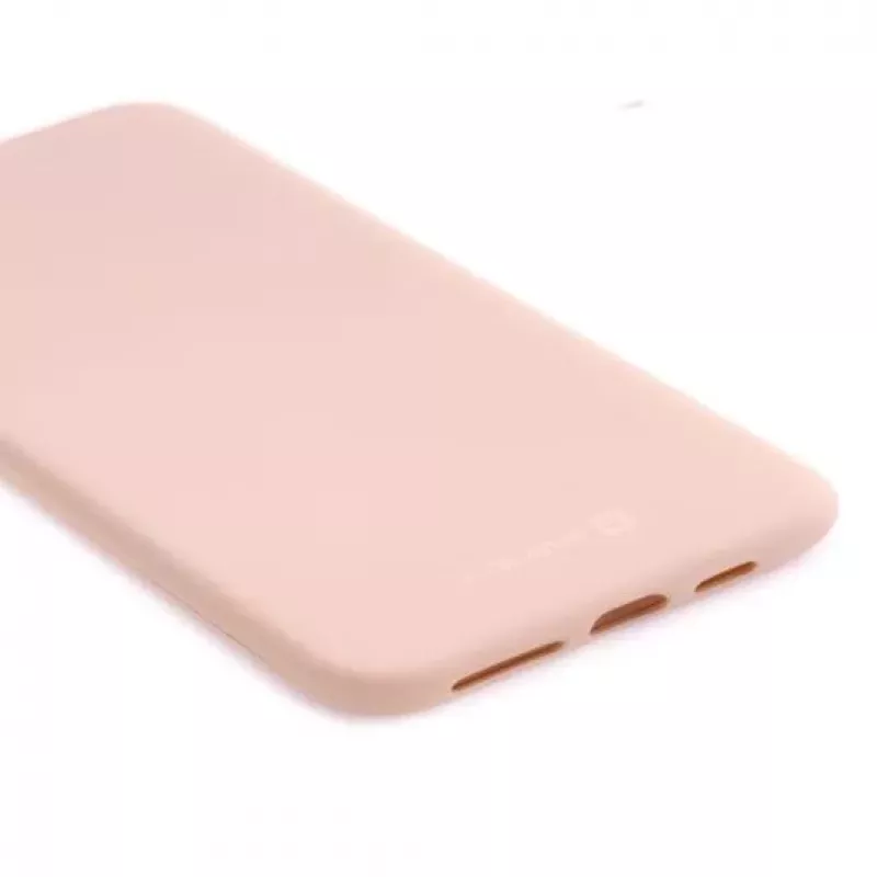 Evelatus Custodia in silicone Nano per Apple iPhone Xs Max Soft Touch TPU rosa sabbia
