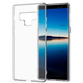 Evelatus Custodia in silicone trasparente per Samsung Galaxy Note 9 1,5mm TPU trasparente