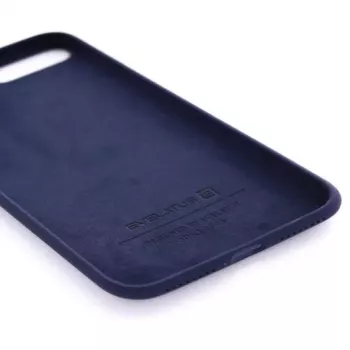 Evelatus Custodia in silicone Premium Soft Touch per Apple iPhone 7 Plus/8 Plus blu mezzanotte