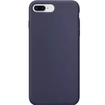 Evelatus Custodia in silicone Premium Soft Touch per Apple iPhone 7 Plus/8 Plus blu mezzanotte