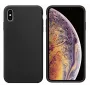 Evelatus Custodia in silicone Premium Soft Touch per Apple iPhone X nero