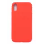 EVELATUS Custodia in silicone Premium Soft Touch per Apple iPhone X rosso