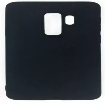 Evelatus Samsung Galaxy S9 Plus Custodia in silicone Premium Soft Touch nero
