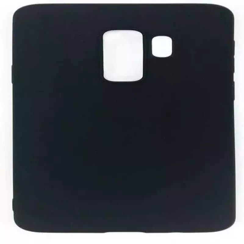 Evelatus Samsung Galaxy S9 Plus Custodia in silicone Premium Soft Touch nero