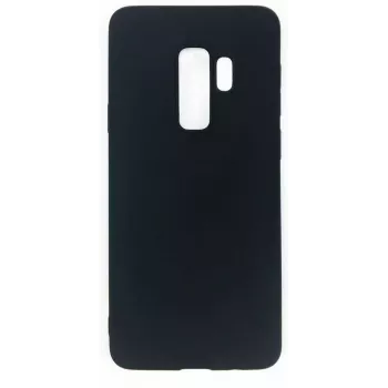 Evelatus Samsung Galaxy S9 Plus Custodia in silicone Premium Soft Touch nero