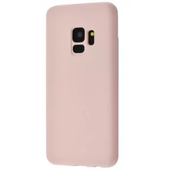 Evelatus Samsung Galaxy S9 Plus Custodia in silicone Premium Soft Touch Pink Sand