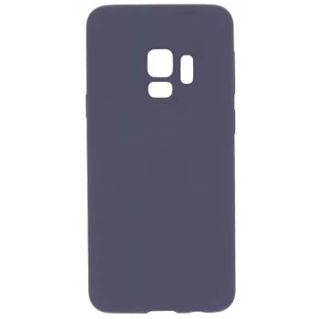 Evelatus Samsung Galaxy S9 Custodia in silicone Premium Soft Touch Midnight Blue