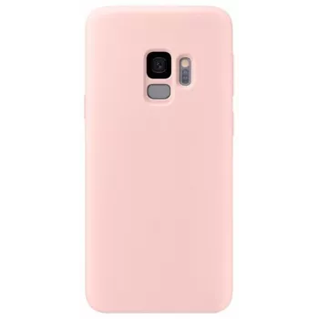 Evelatus Samsung Galaxy S9 Custodia in silicone Premium Soft Touch Pink Sand