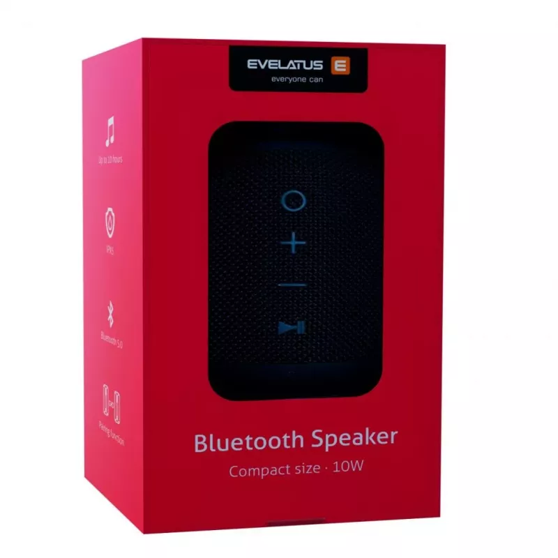 Evelatus Altoparlante Bluetooth formato S EBS01 nero