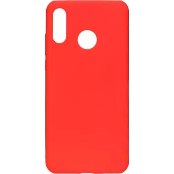 Evelatus Huawei P20 Lite Custodia in silicone Premium Soft Touch rosso