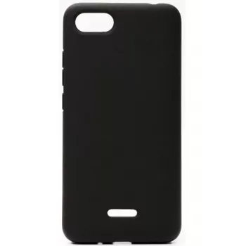 Evelatus Xiaomi Redmi 6A Custodia in silicone Nano Soft Touch TPU nero