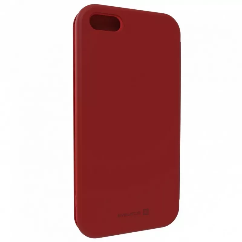 Evelatus Samsung Galaxy A6 Plus 2018 Custodia a libro rosso vino